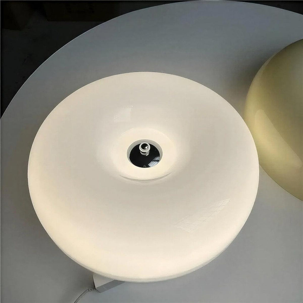Bauhaus Wall Sconce And Table Lamp With Dimmable Donut Design