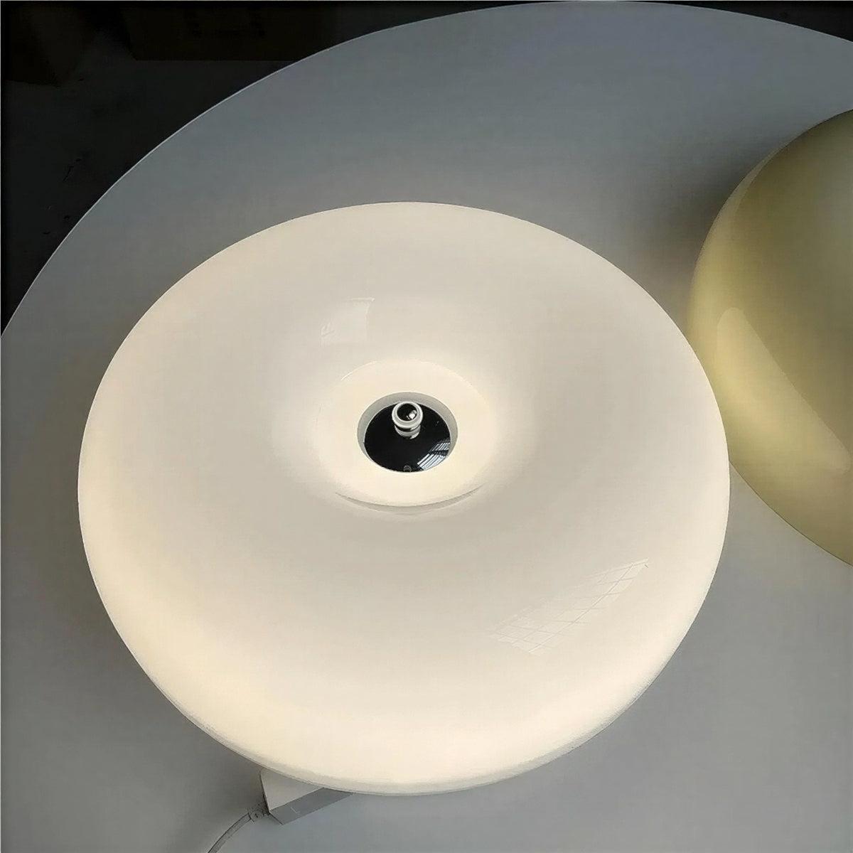 Bauhaus Wall Sconce And Table Lamp With Dimmable Donut Design