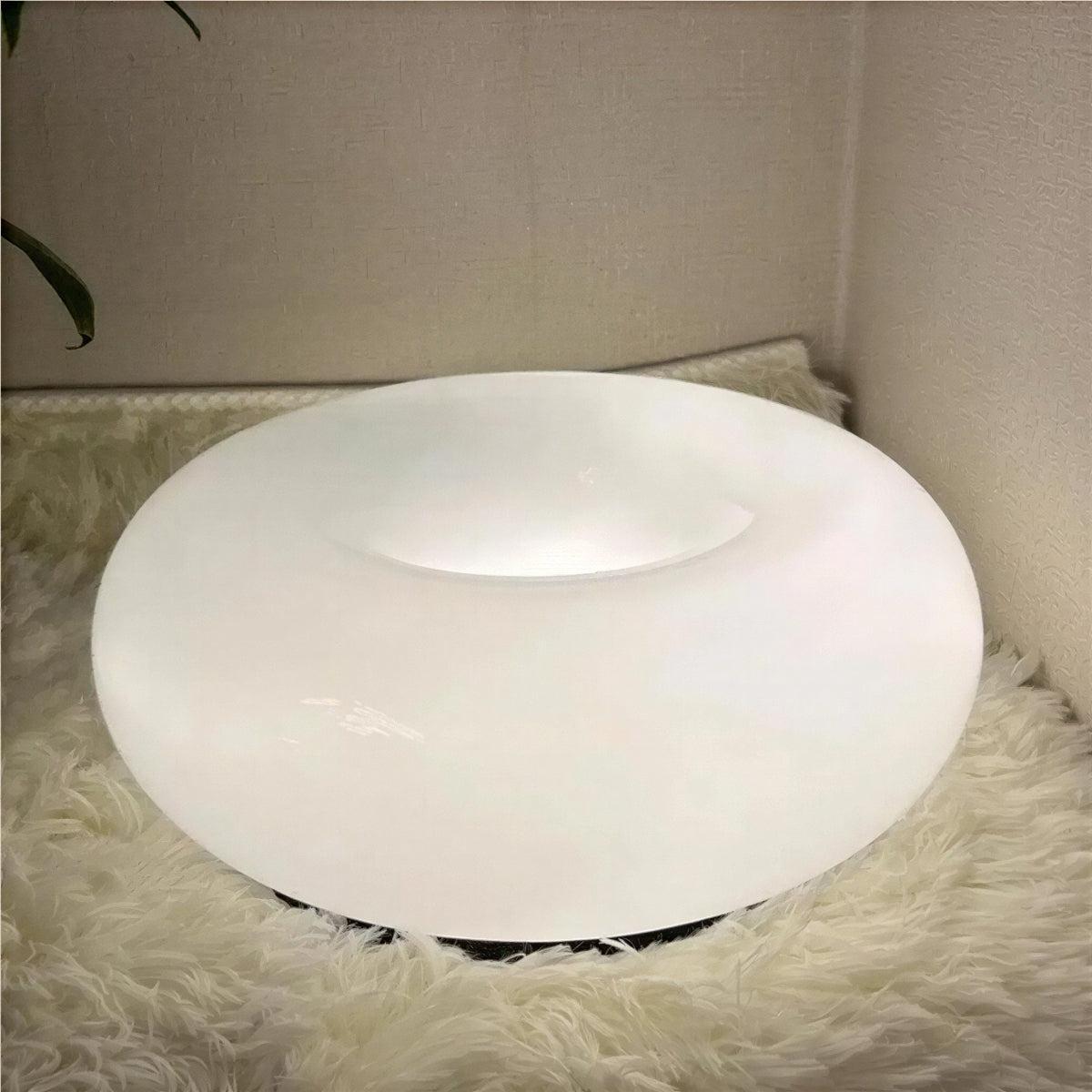 Bauhaus Wall Sconce And Table Lamp With Dimmable Donut Design