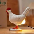 Chicken Styled Table Lamp With Egg Light