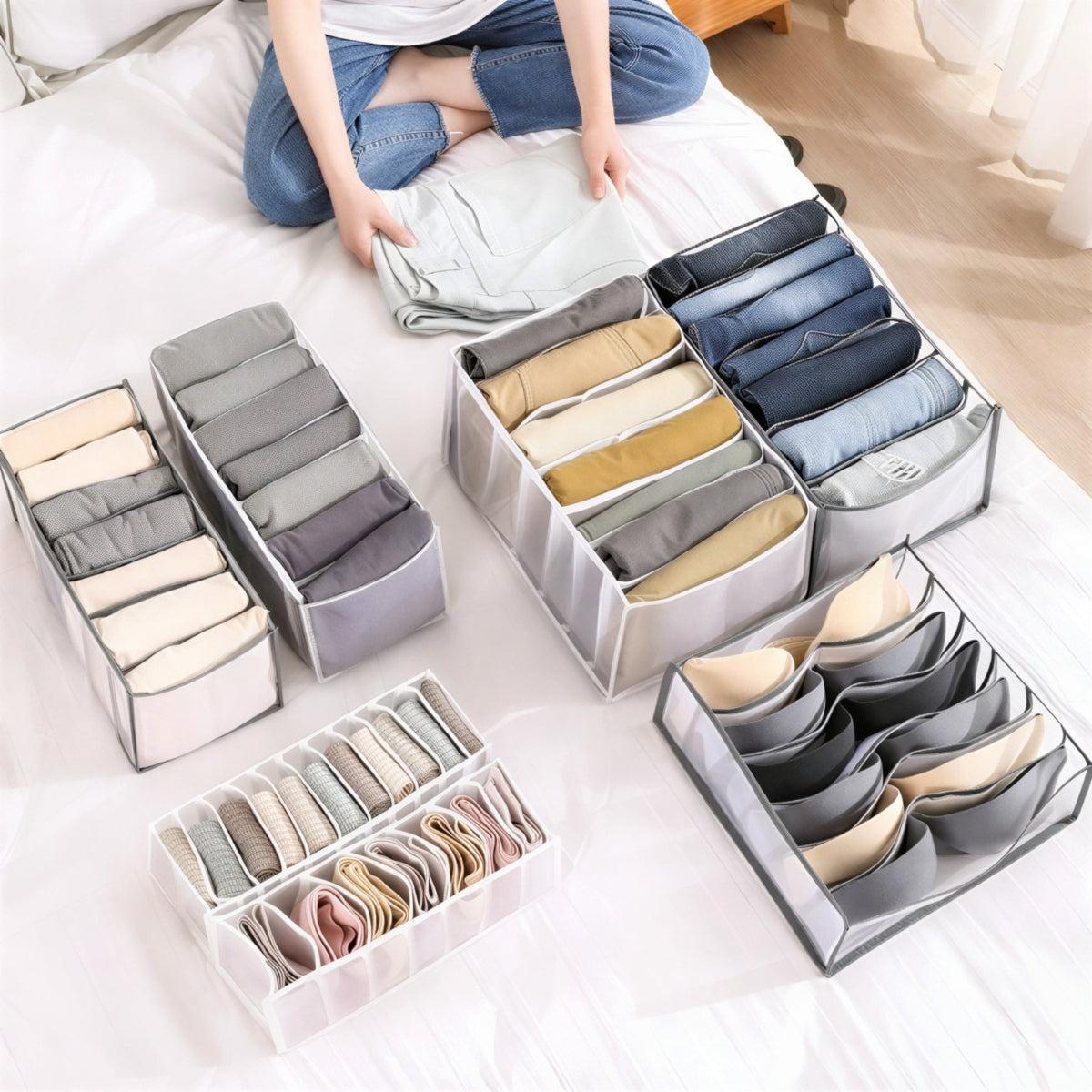 Closet Drawer Organizer With Dividers For Clothes