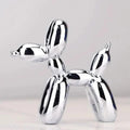Contemporary Clown Balloon Dog Sculpture With Minimalistic Design