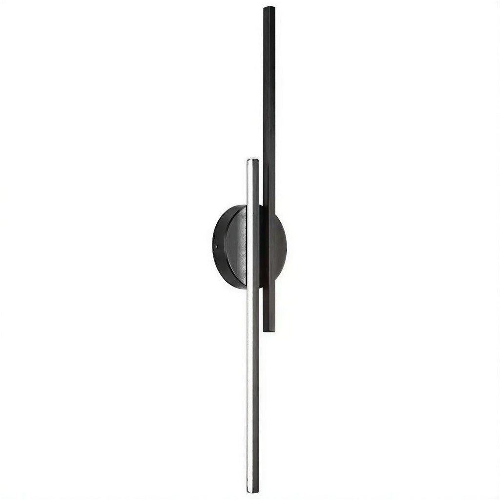Contemporary Decorative Nordic Bedroom Wall Lighting With Vertical Linear Disc Design