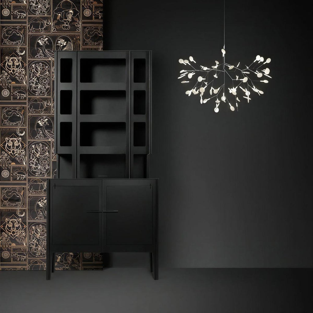 Contemporary Modern Chandelier Ceiling Light With Branch And Leaf Design