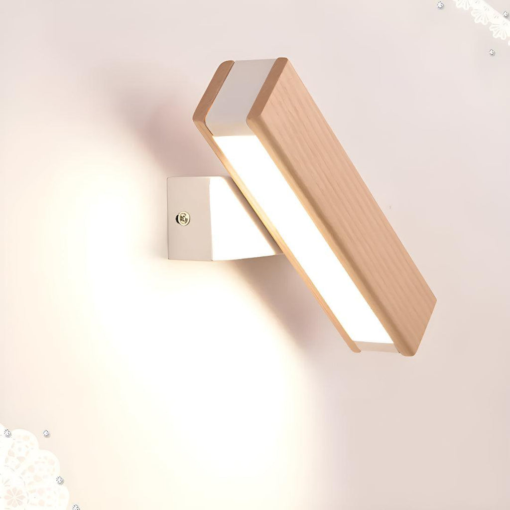 Contemporary Wall Sconce Light Fixture With Adjustable Angled Design