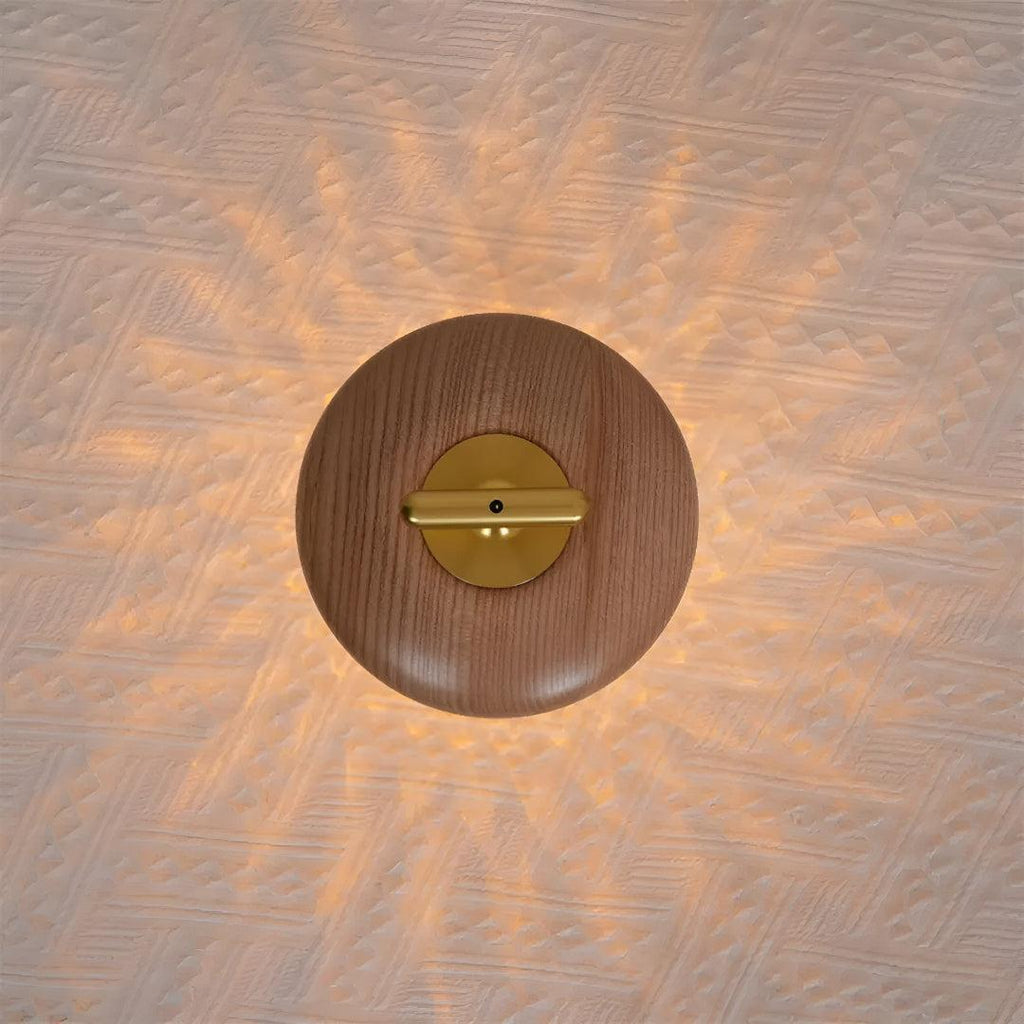 Cordless Bedside Table Lamp With Faceted Crystal Shade and Decorative Glow
