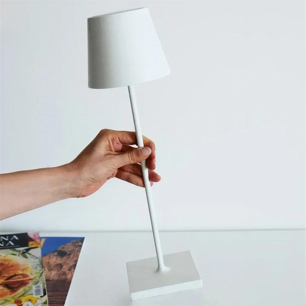 Cordless Portable Table Lamp With Rechargeable Battery And Touch Control Light