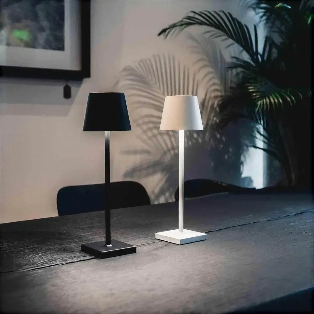 Cordless Portable Table Lamp With Rechargeable Battery And Touch Control Light