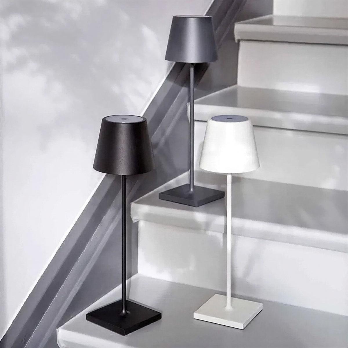 Cordless Portable Table Lamp With Rechargeable Battery And Touch Control Light
