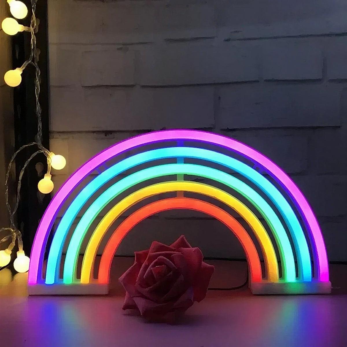 Cordless Rainbow Styled Table Lamp
