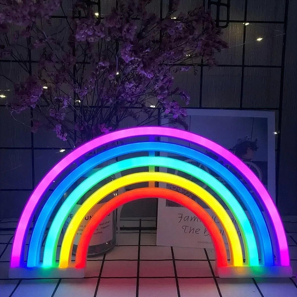 Cordless Rainbow Styled Table Lamp