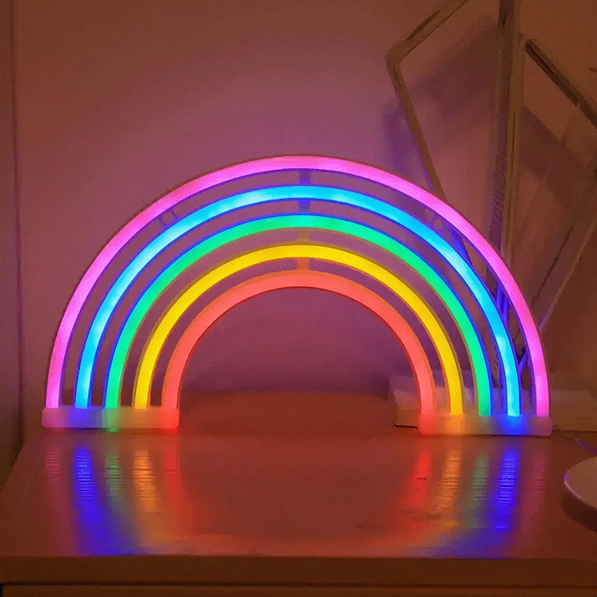 Cordless Rainbow Styled Table Lamp
