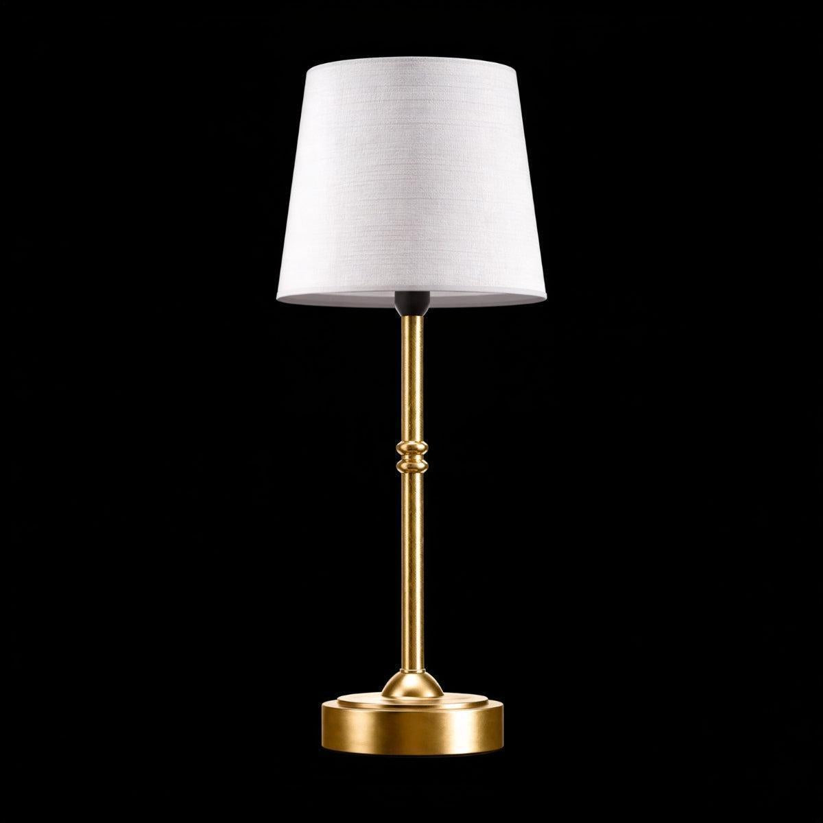 Cordless Table Lamp With Shade And Battery Operated LED Light