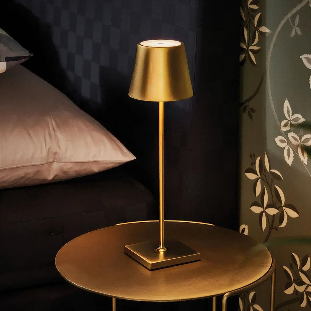 Cordless Touch Control Table Lamp With USB-C Charging For Restaurants