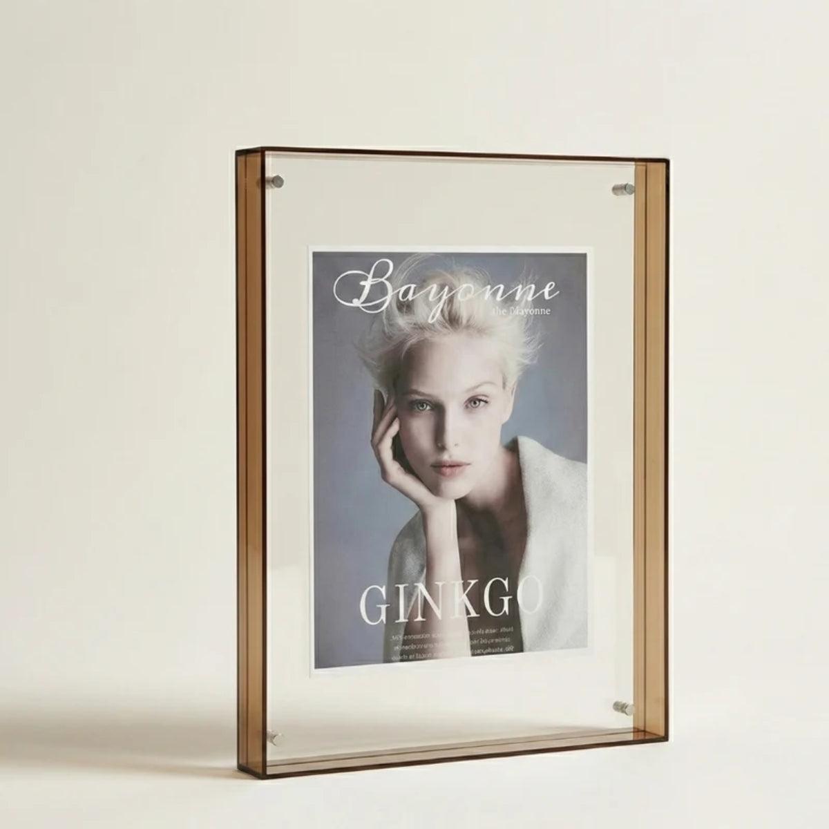 Custom Picture Frame With Bold Vibrant Edge For Photos And Poster Display