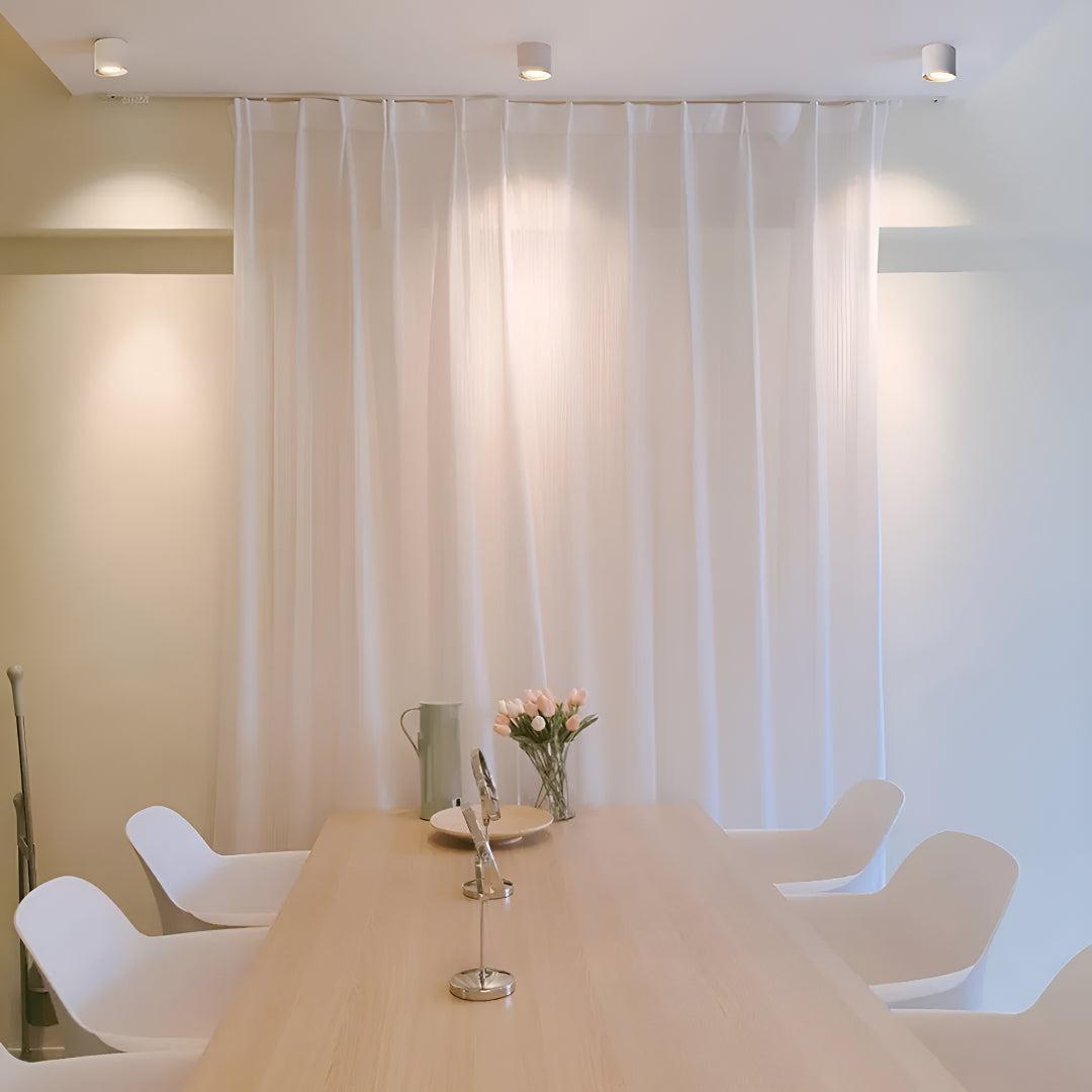 Cylindrical Recessed Ceiling Light Fixture For Spotlight Lighting