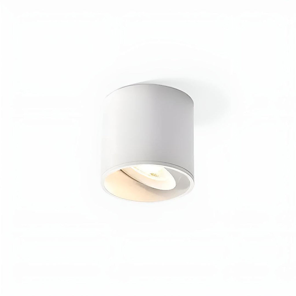 Cylindrical Recessed Ceiling Light Fixture For Spotlight Lighting