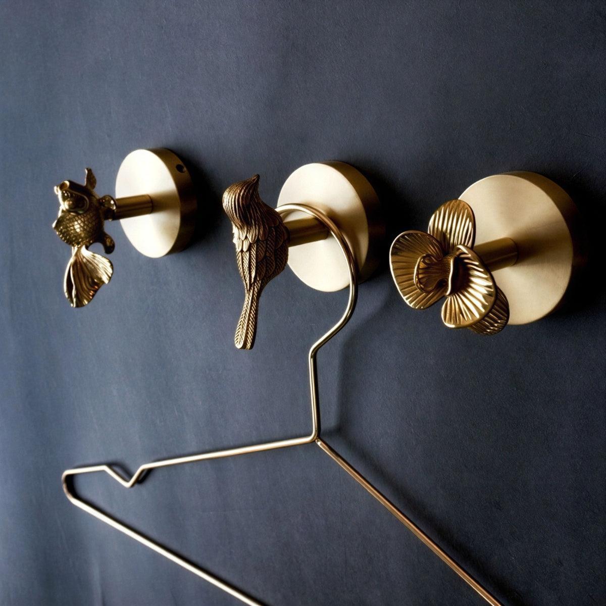 Decorative Animal Styled Wall Mounted Coat Hooks And Key Holder