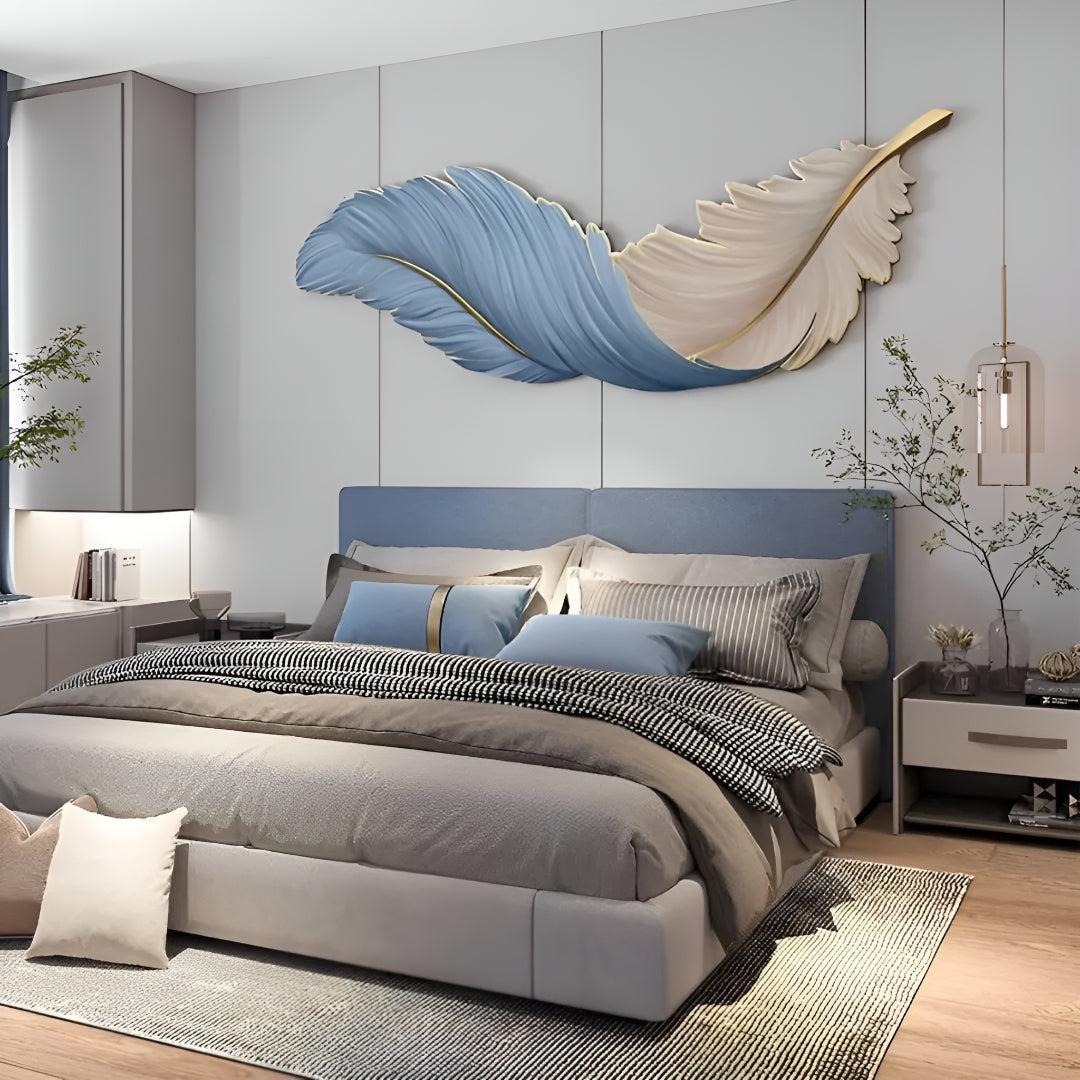 Decorative Feather In The Wind Wall Sconce With Artistic Illumination