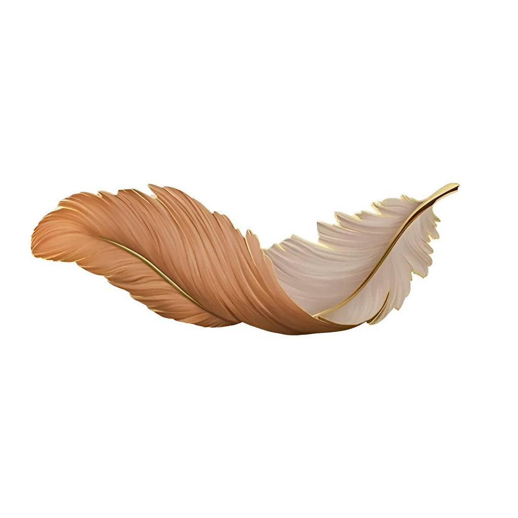 Decorative Feather In The Wind Wall Sconce With Artistic Illumination