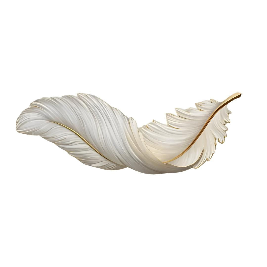 Decorative Feather In The Wind Wall Sconce With Artistic Illumination