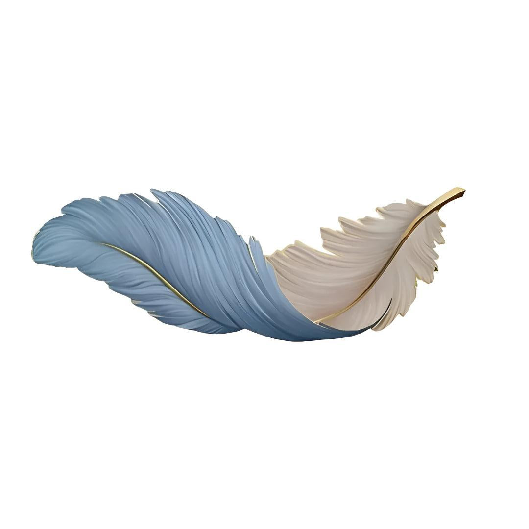 Decorative Feather In The Wind Wall Sconce With Artistic Illumination