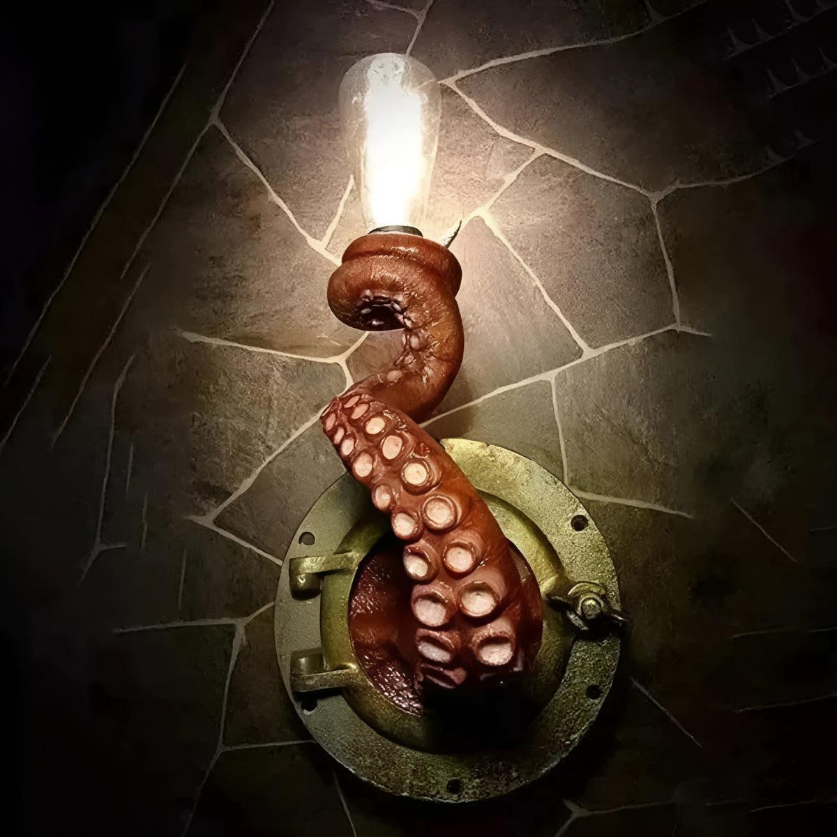 Decorative Octopus Tentacle Wall Sconce Light Fixture