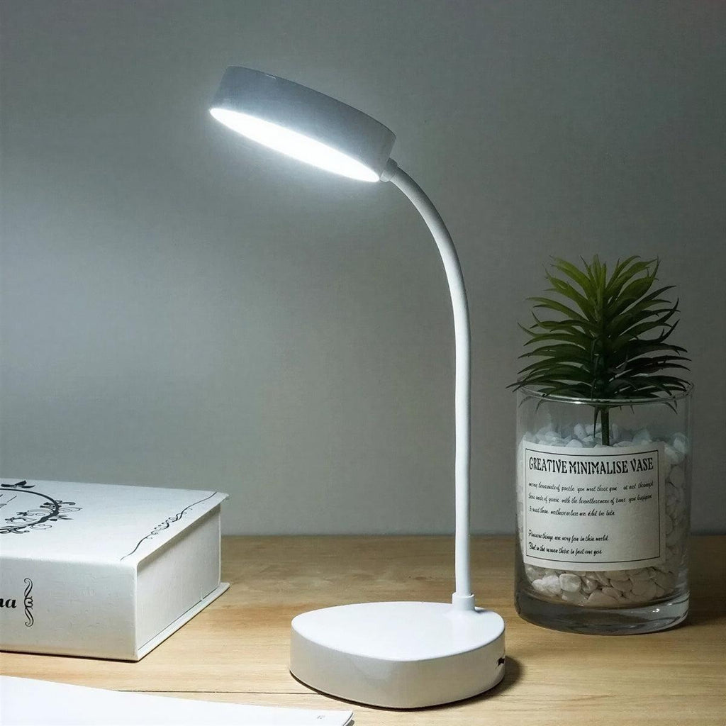 Desk Lamp For Study With Adjustable Gooseneck And Touch Control