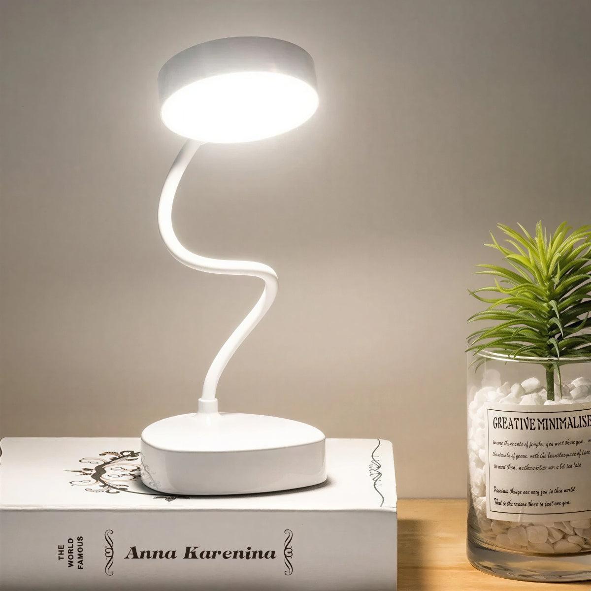 Desk Lamp For Study With Adjustable Gooseneck And Touch Control