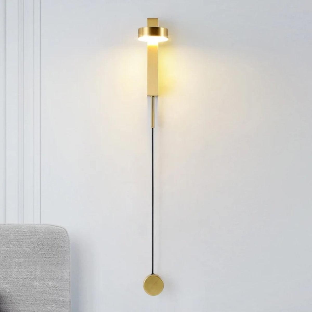 Dimmable Wall Sconce Lighting Fixture With Adjustable Head