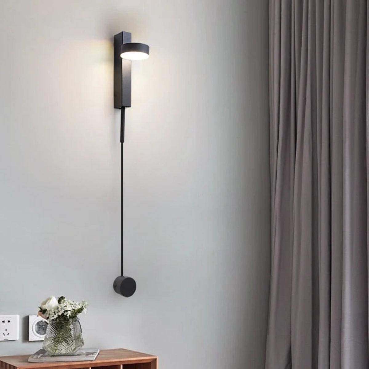 Dimmable Wall Sconce Lighting Fixture With Adjustable Head