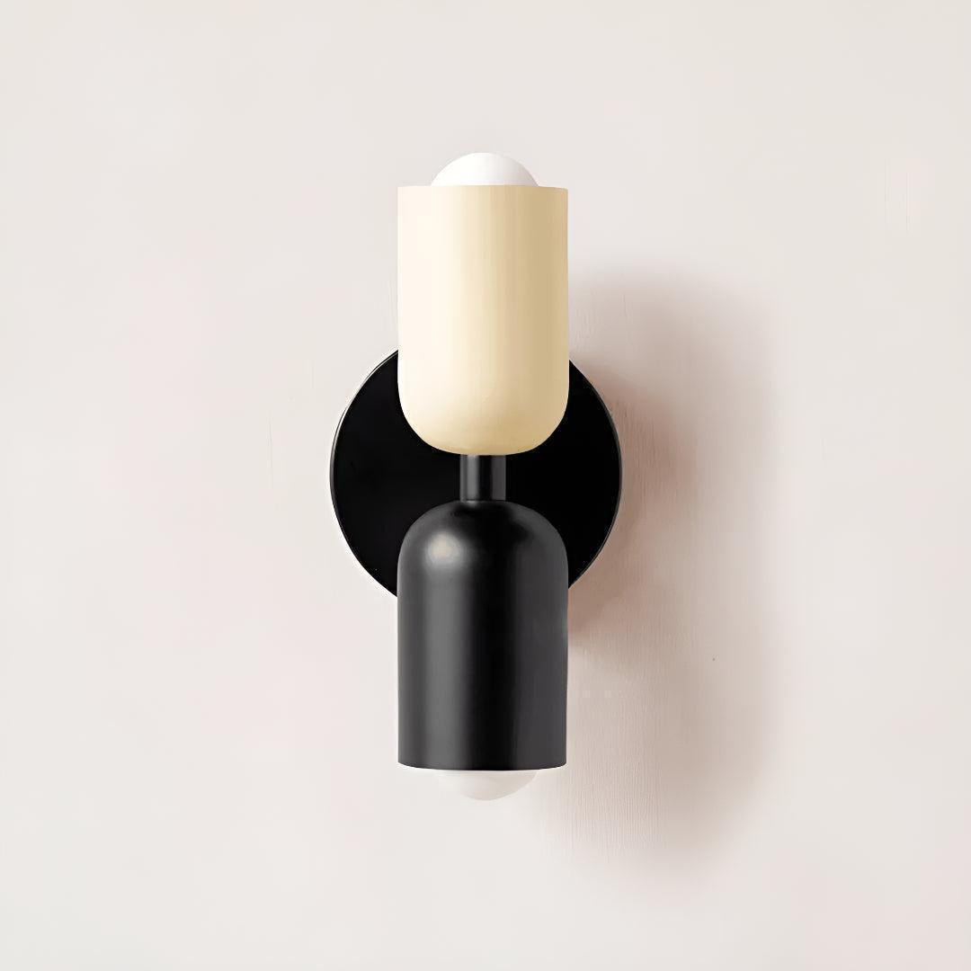 Dual Shaded Wall Sconce Light With Up And Down Illumination
