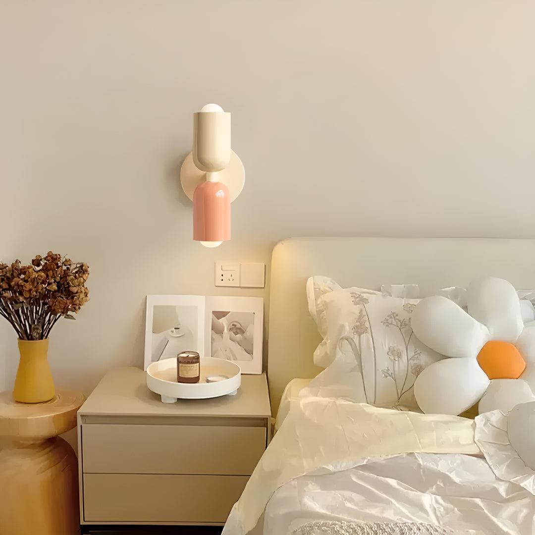 Dual Shaded Wall Sconce Light With Up And Down Illumination