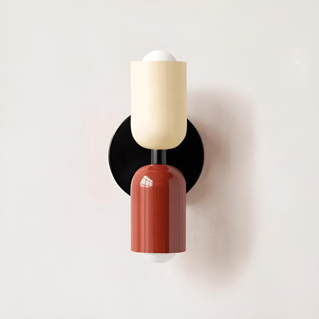 Dual Shaded Wall Sconce Light With Up And Down Illumination