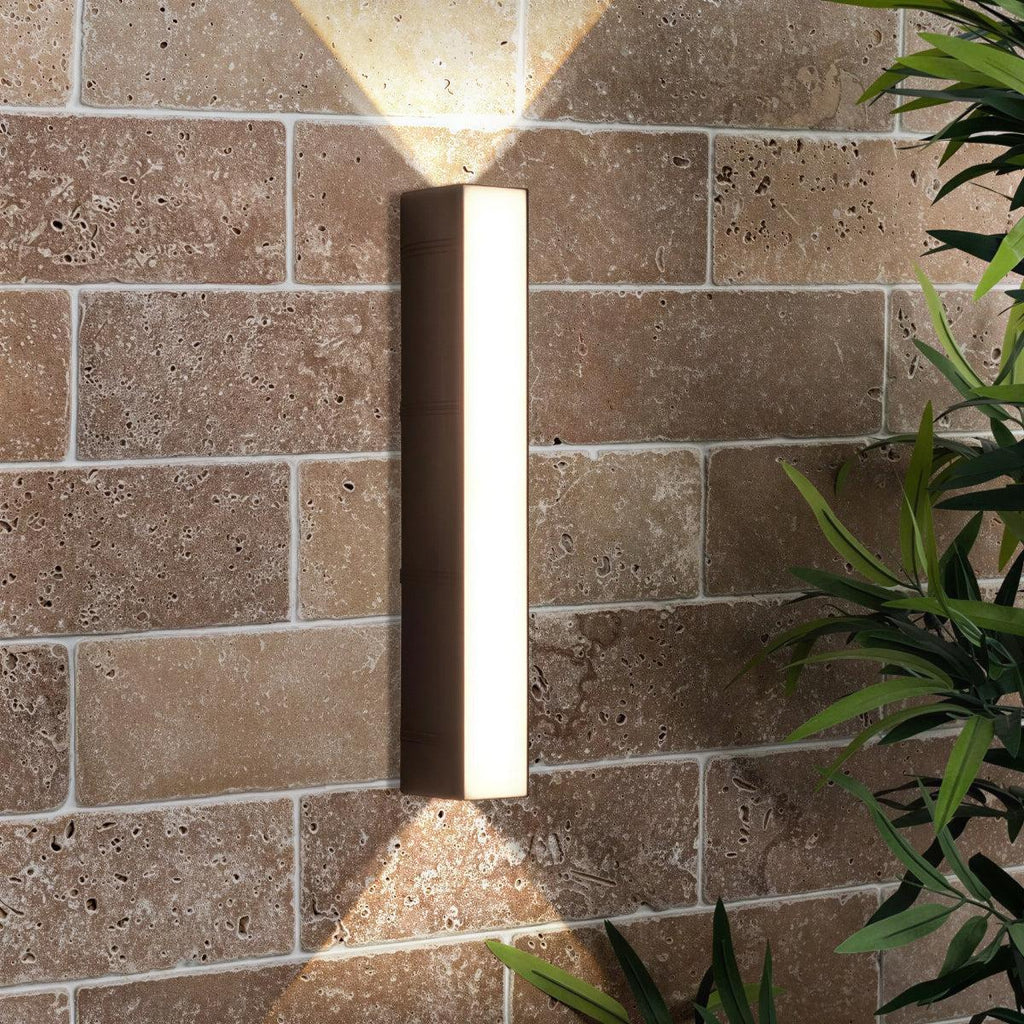 Exterior Wall Light With Up Down Facade Illumination