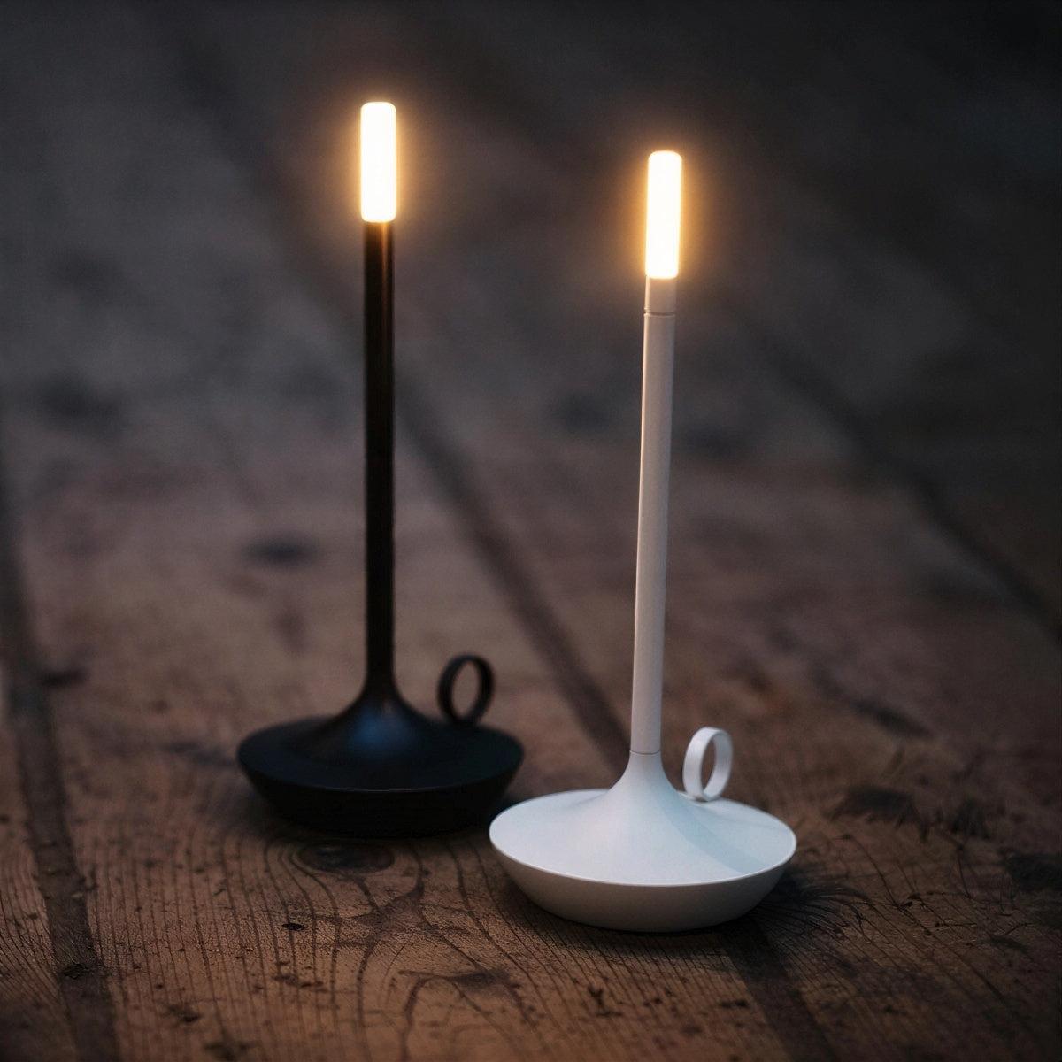 Flameless Candle Styled Battery Operated Cordless Table Lamp