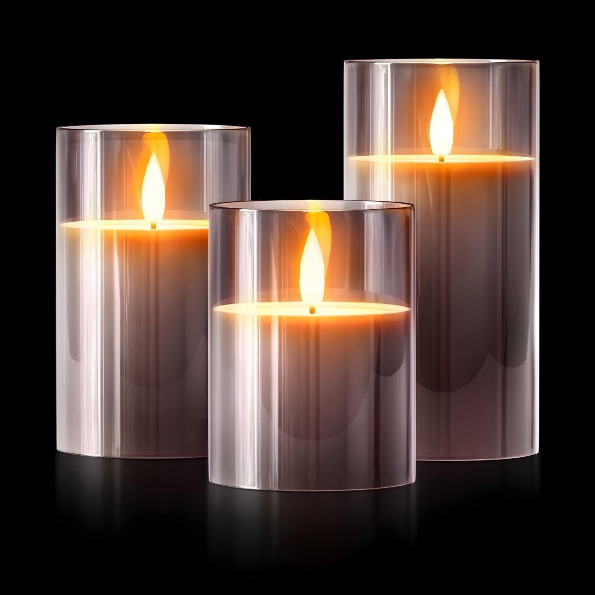 Flameless Candles With Realistic Flickering Light