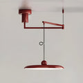 Flat Hanging Pendant Light Fixture Ceiling Lamp With Adjustable Arm