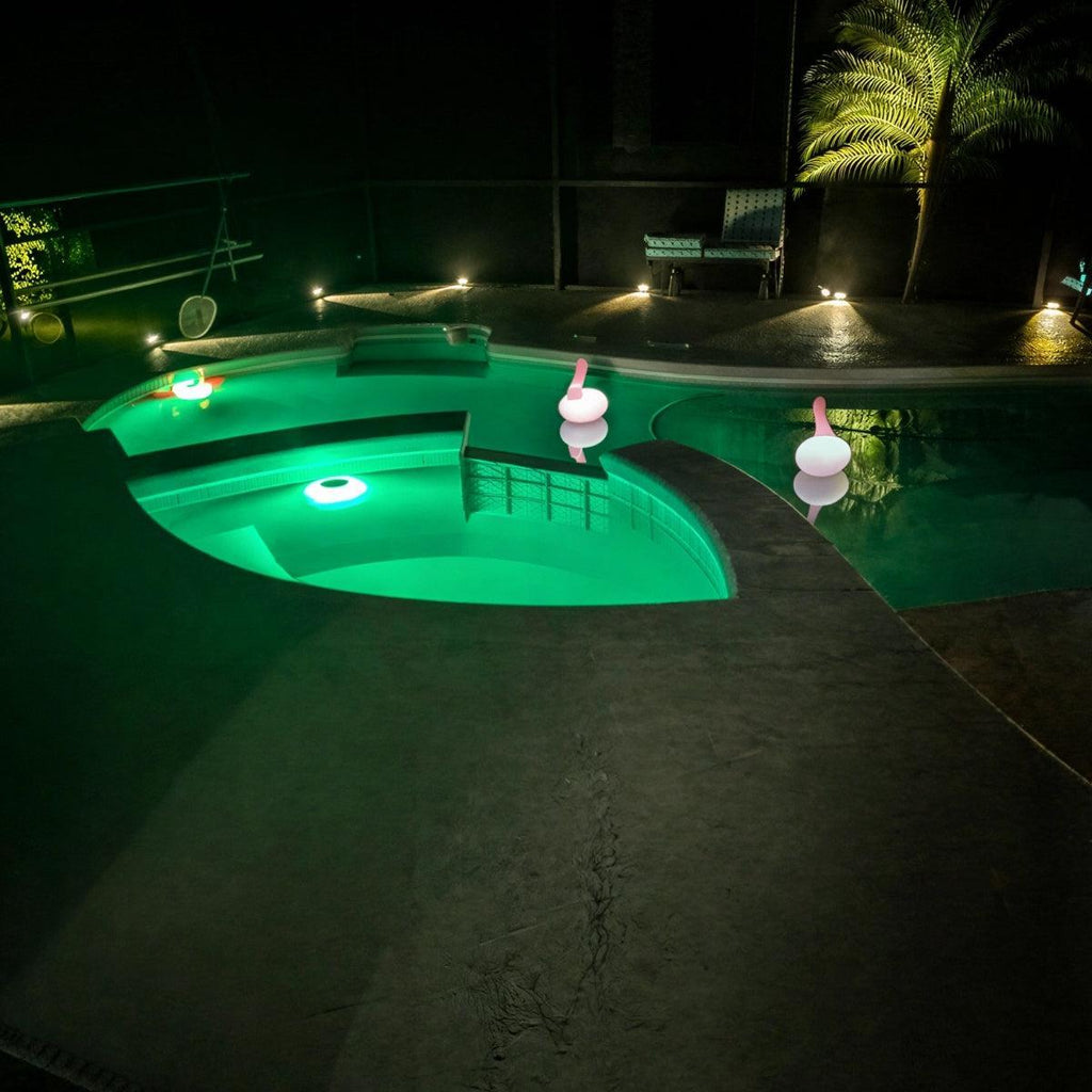 Floating Swimming Pool Light With Solar Powered Lighting And RGB Design