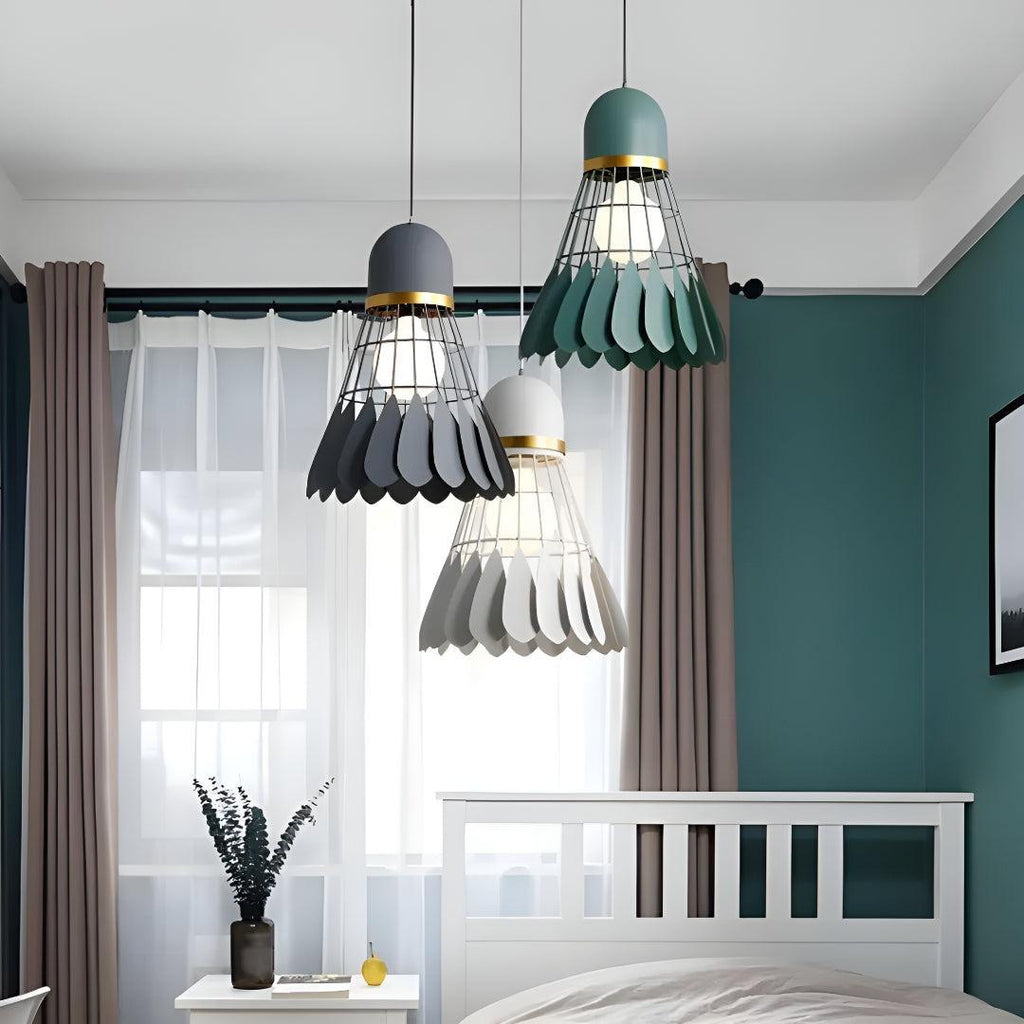 Flower Styled Layered Petal Floral Ceiling Pendant Light