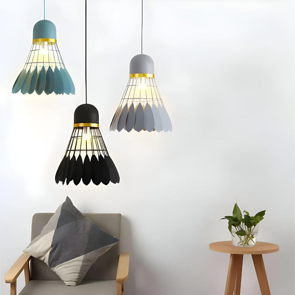 Flower Styled Layered Petal Floral Ceiling Pendant Light