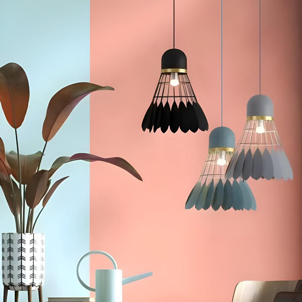 Flower Styled Layered Petal Floral Ceiling Pendant Light