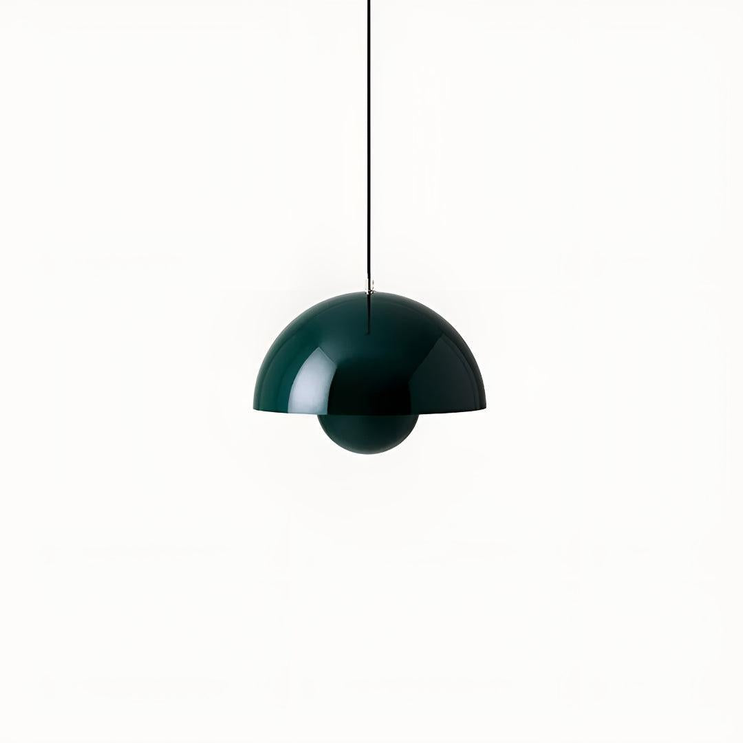 Flowerpot Styled Pendant Light With Flower Bud Design