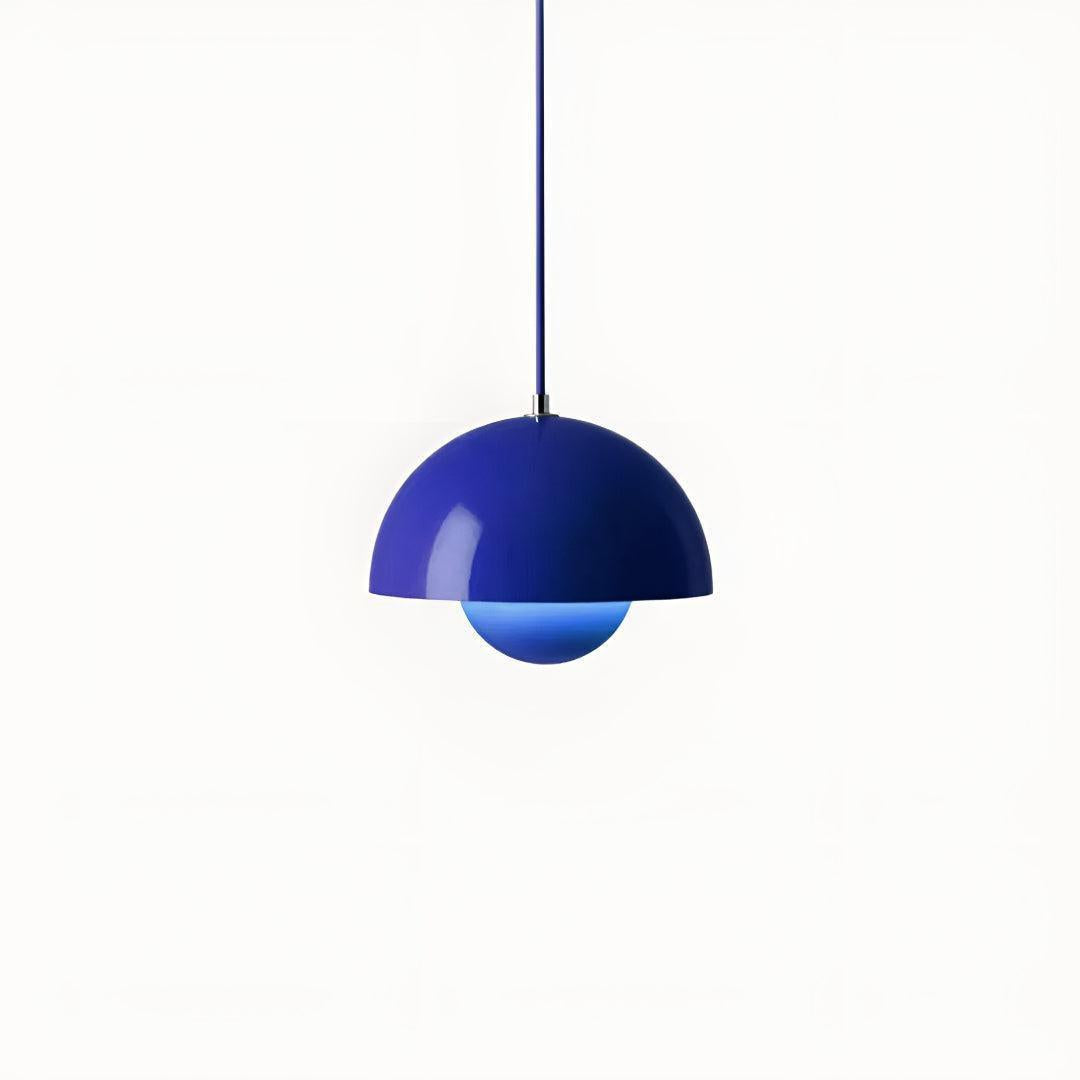 Flowerpot Styled Pendant Light With Flower Bud Design