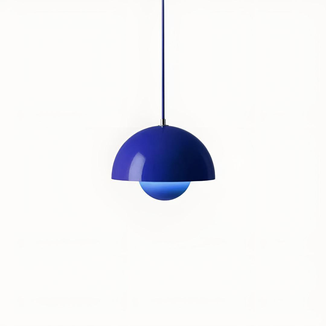 Flowerpot Styled Pendant Light With Flower Bud Design