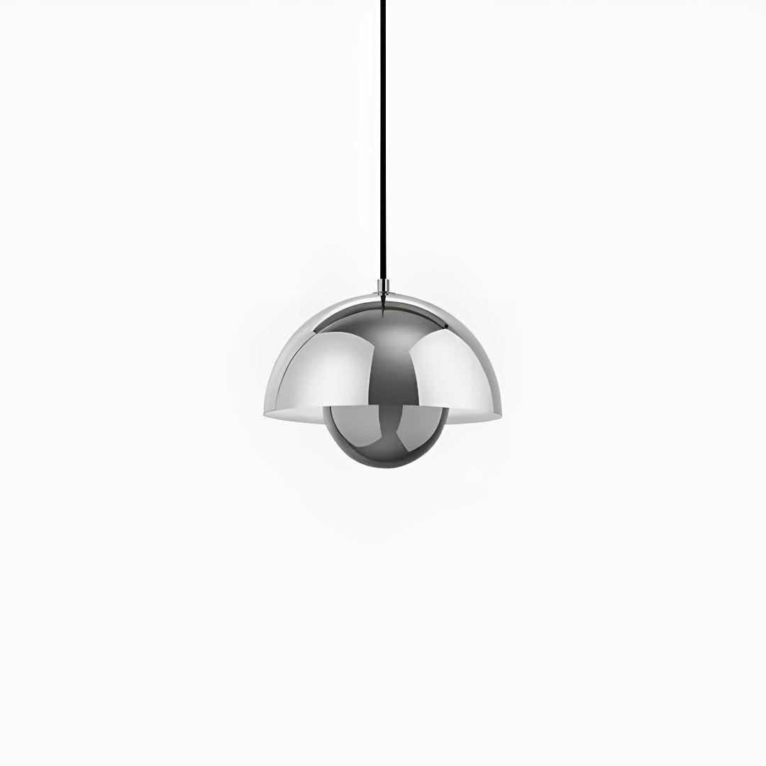 Flowerpot Styled Pendant Light With Flower Bud Design
