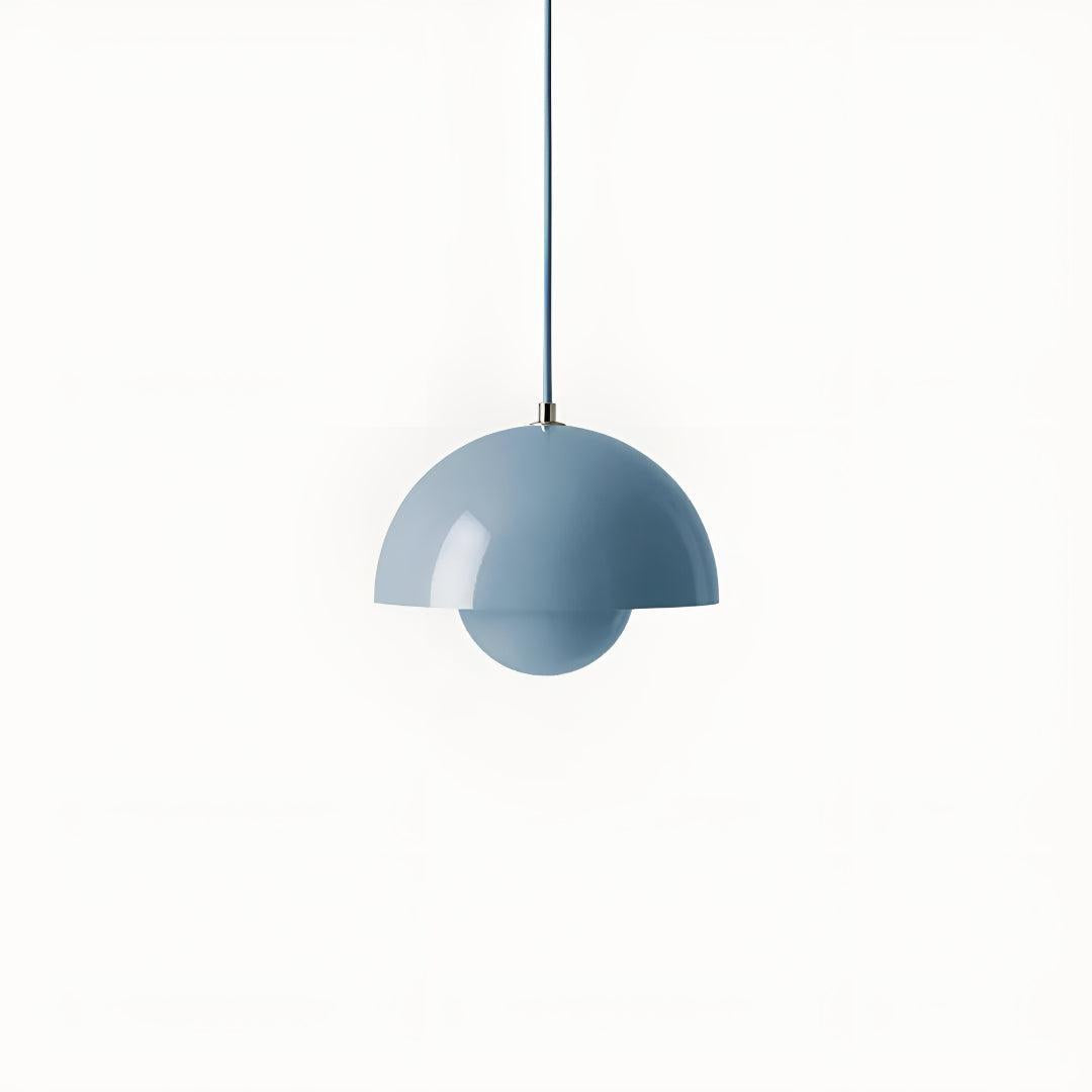 Flowerpot Styled Pendant Light With Flower Bud Design