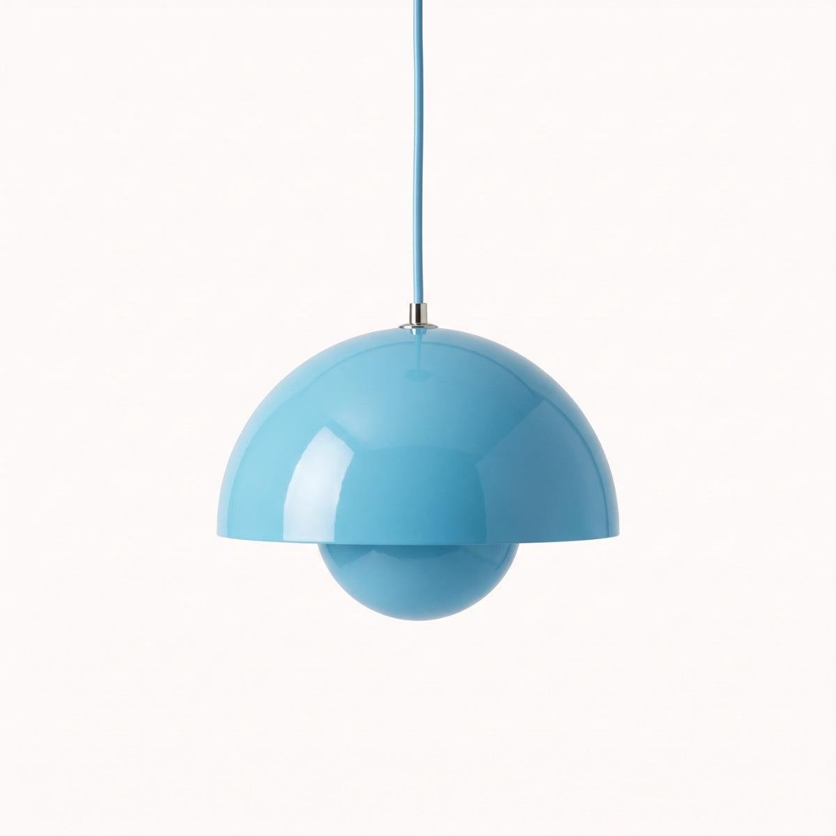 Flowerpot Styled Pendant Light With Flower Bud Design