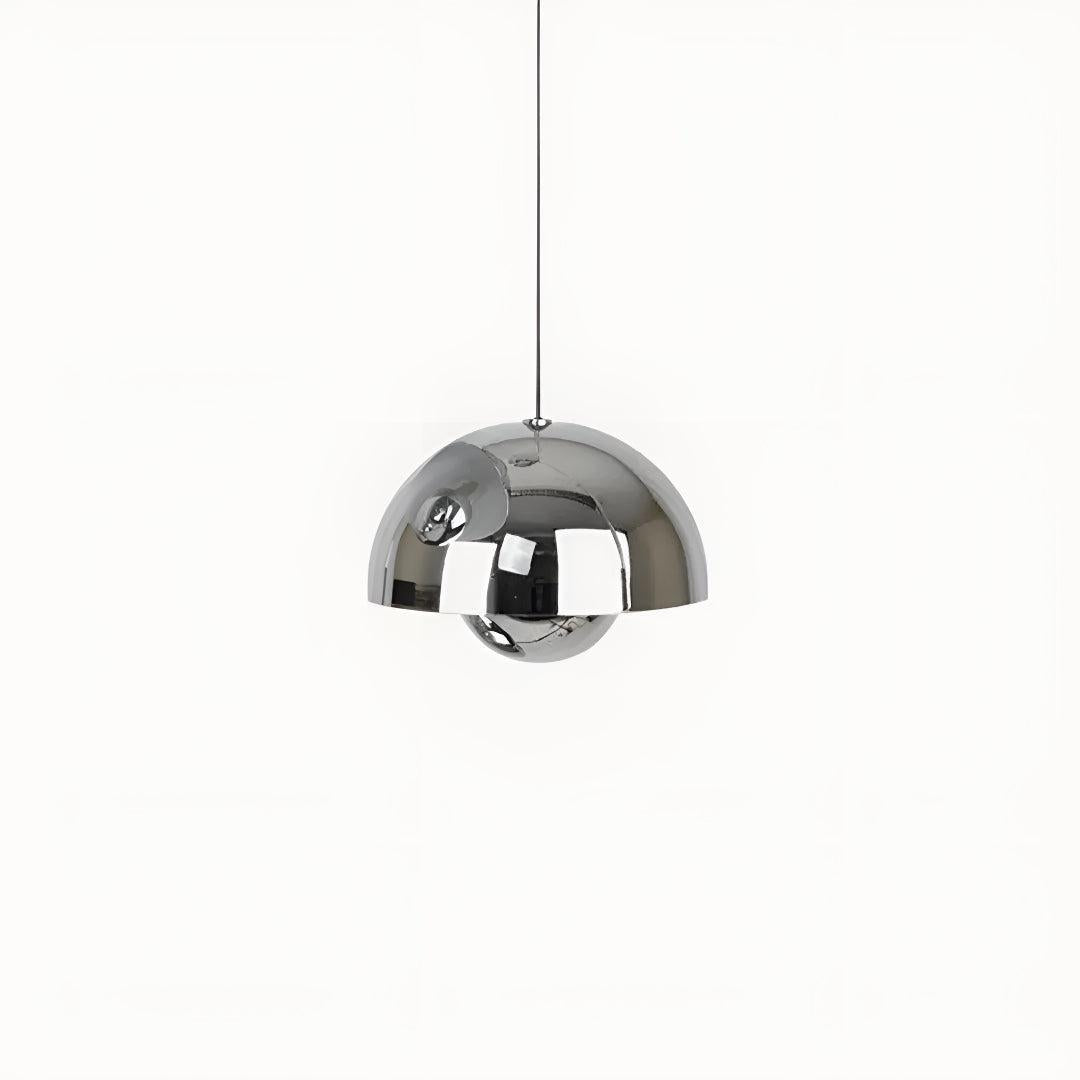 Flowerpot Styled Pendant Light With Flower Bud Design