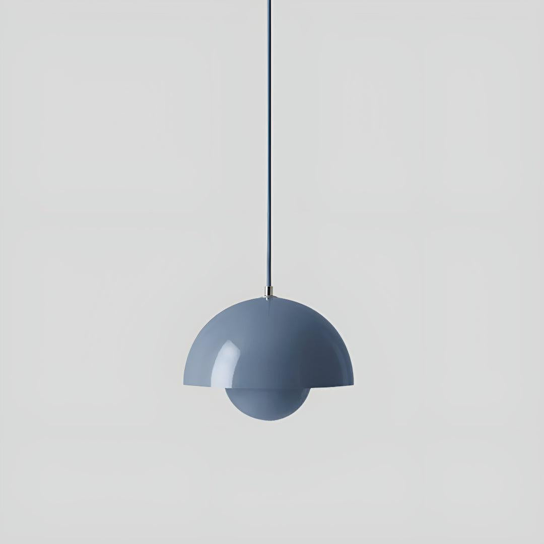 Flowerpot Styled Pendant Light With Flower Bud Design